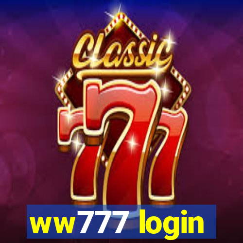 ww777 login